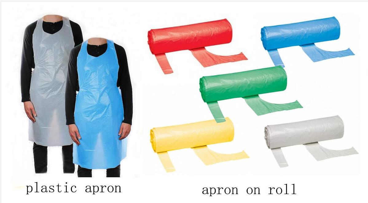 High Quality Disposable Waterproof Poly Apron For Food & Medical Protection Use